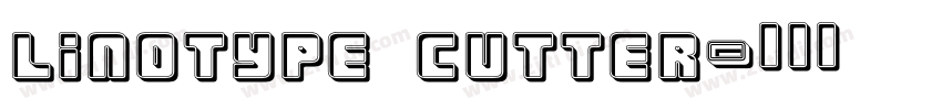 linotype cutter字体转换